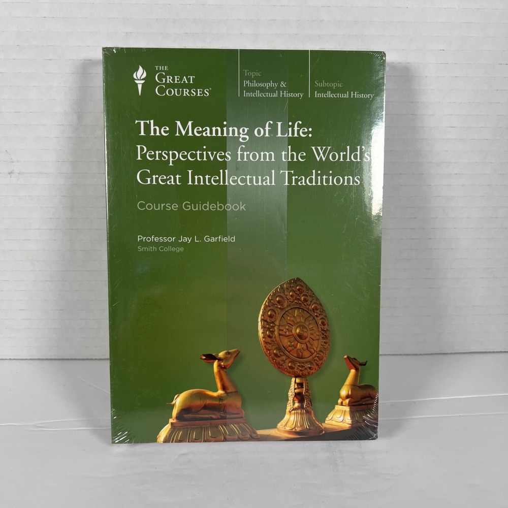 The Great Courses Meaning of Life Jay Garfield Philosophy 6 DVD Set & Guidebook